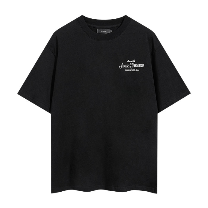Theater Cursive Letter Double Side Print Tee 2 colors 29324268