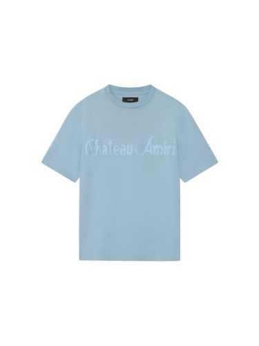 Same Color Foam Chateau Letter Print Tee 29324286