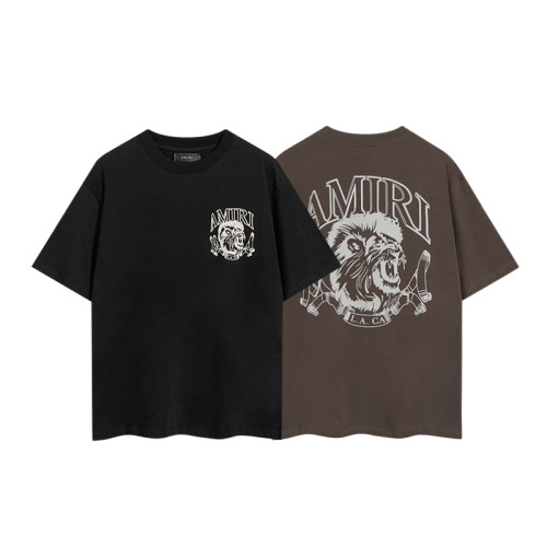 Lion Head Scepter Gothic Letter Double Side Print Tee 2colors 29324272