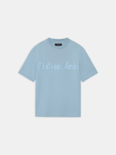 Same Color Foam Chateau Letter Print Tee 29324286
