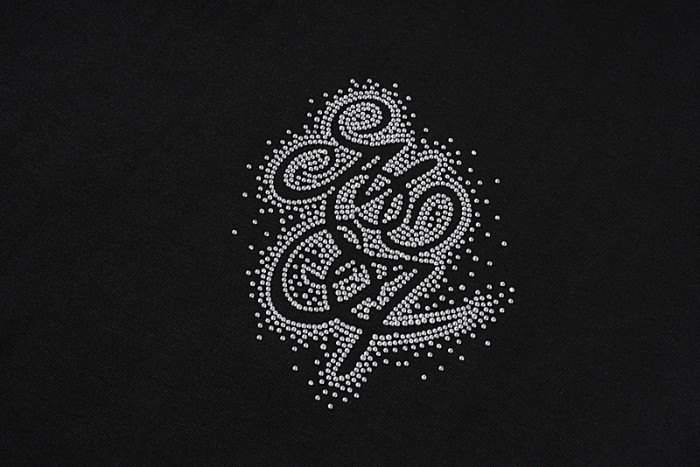 Glitter Cursive MA Badge Double Side Print Tee 2 colors 29324275