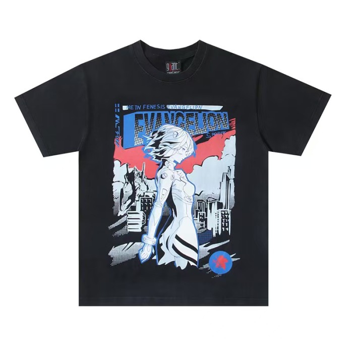 EVA Ayanami Rei Red Blue Contrast Comic Poster Print Tee 29324481
