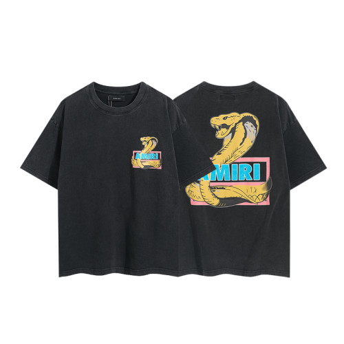 Vintage Golden Cobra Print Washed Tee 29330532