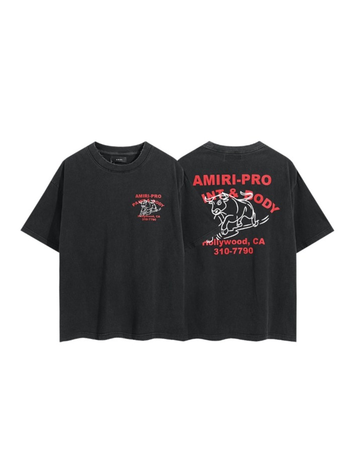 Hollywood PRO Bull Print Washed Tee 29330533