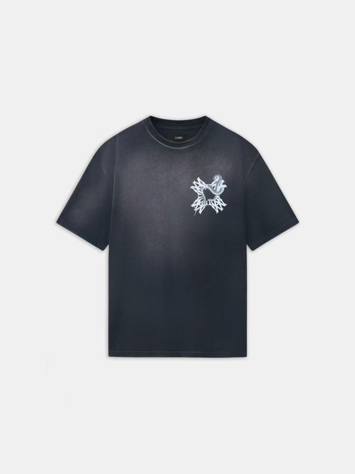White Snake Cross MA Print Washed Tee 29330526