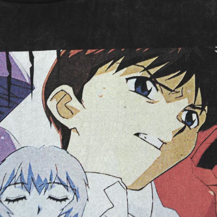 EVA Neon Genesis Evangelion Full Character Anime Retro Print Tee 29330597