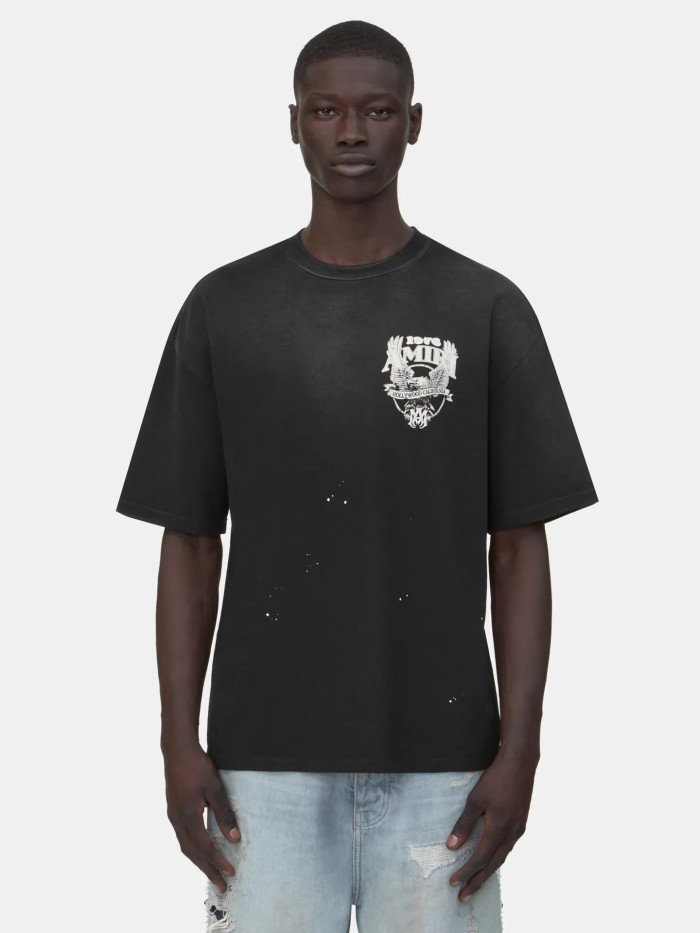 Vintage Bald Eagle Sketch Print Washed Tee 29330530