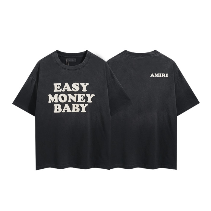 EASY MONEY BABY Foam Letter Print Washed Tee 29330543