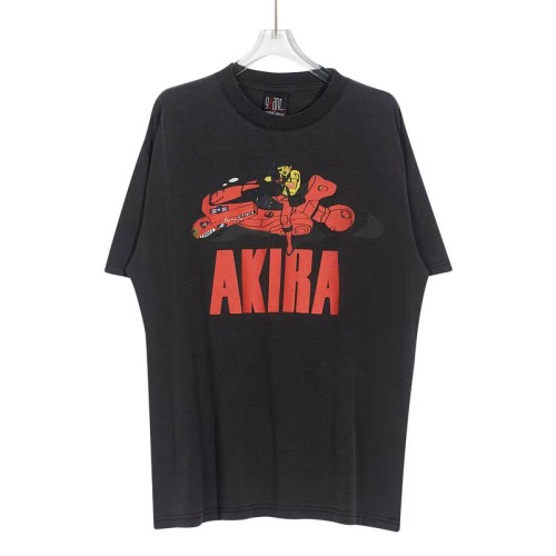 Akira Motorcycle Anime Bold Letter Back Pill Capsule Double Side Print Tee 29330602
