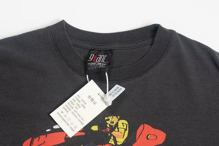 Akira Motorcycle Anime Bold Letter Back Pill Capsule Double Side Print Tee 29330602
