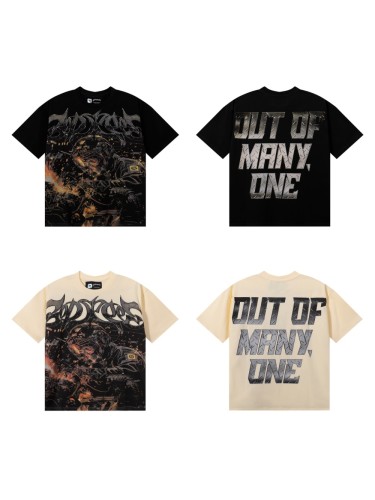28455397 Skull Welding motorcycle printed Tee 2 colors