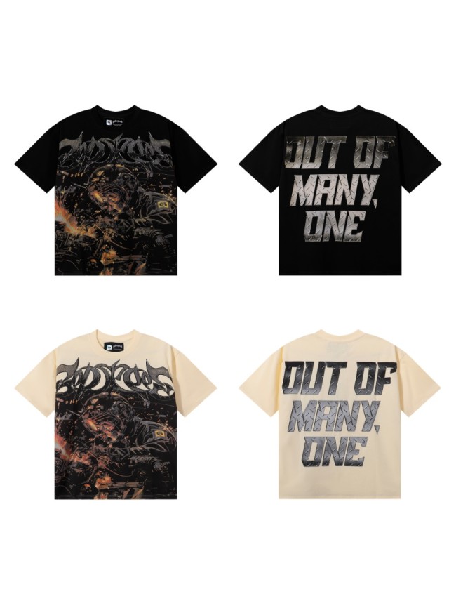 28455397 Skull Welding motorcycle printed Tee 2 colors