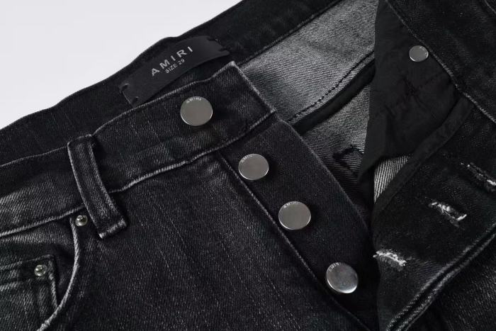 1:1 quality version RN Letter Embroidery Back Pocket Single A Distressed Whiskering Five Pocket High Waist Straight Denim Shorts 29331659