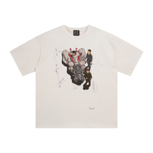 Front Akira Motorcycle Character Hand Drawn Illustration Back Freedom Contrast Color Letter Double Side Print Tee 29331556