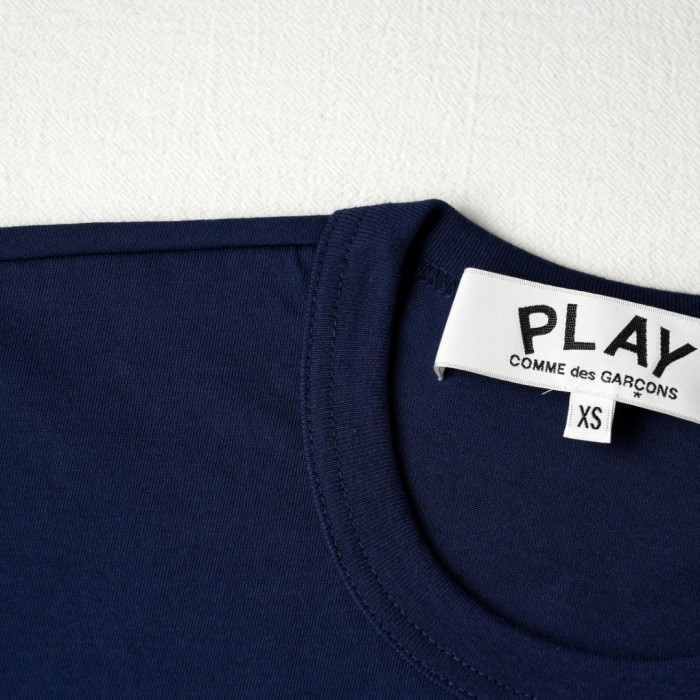 1:1 quality version Chest Oversize White Hand Drawn Eyed Heart Print Bottom Full Play Letter Logo Tee 29331851