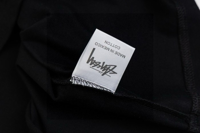 Stussy Comme Des Garcons Collab No4 Double S Interlock Logo Hand Graffiti Combined Print Tee 2 colors 29331602