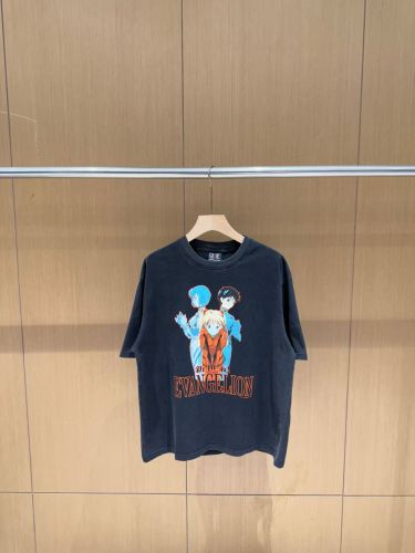 EVA Neon Genesis Evangelion Shinji Rei Asuka Trio Character Anime Japanese English Retro Print Tee 29331526