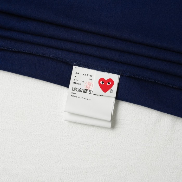 1:1 quality version Chest Oversize White Hand Drawn Eyed Heart Print Bottom Full Play Letter Logo Tee 29331851