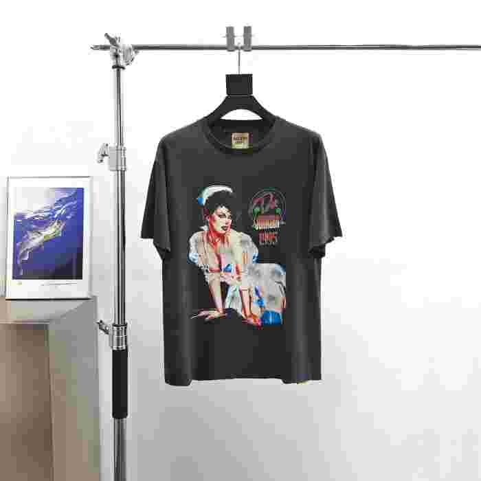 [Big & Tall for weights up to 220 lbs]1:1 quality version Vintage Sexy Nurse Print Washed Tee 29332582