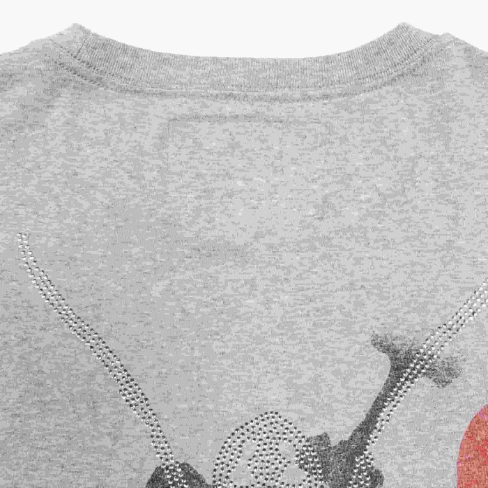 [Big & Tall for weights up to 220 lbs]1:1 quality version Love New York Heart Spider Rhinestone Print Tee 29332577