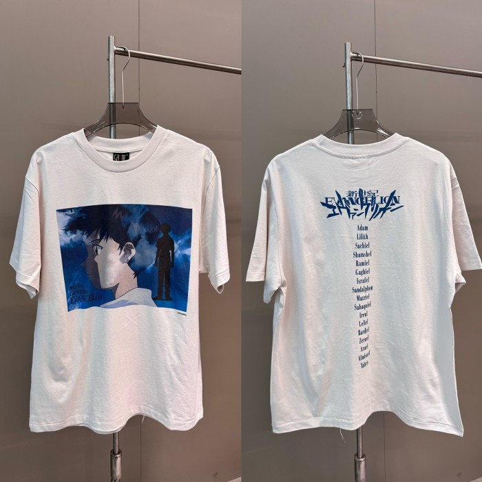 EVA Shinji Ikari Blue Melancholy Silhouette Print Tee 29332165