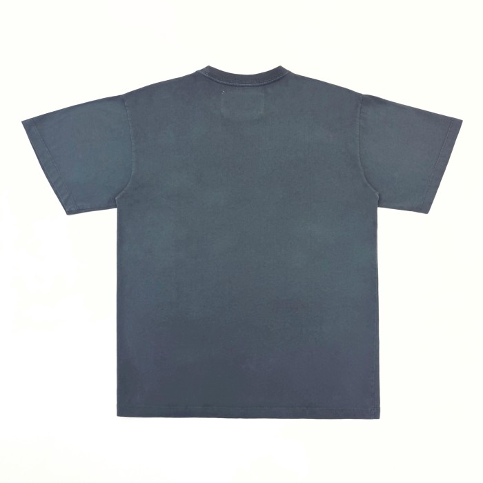 [Big & Tall for weights up to 220 lbs]1:1 quality version Blue Graffiti 555 Letter Print Tee 29332579