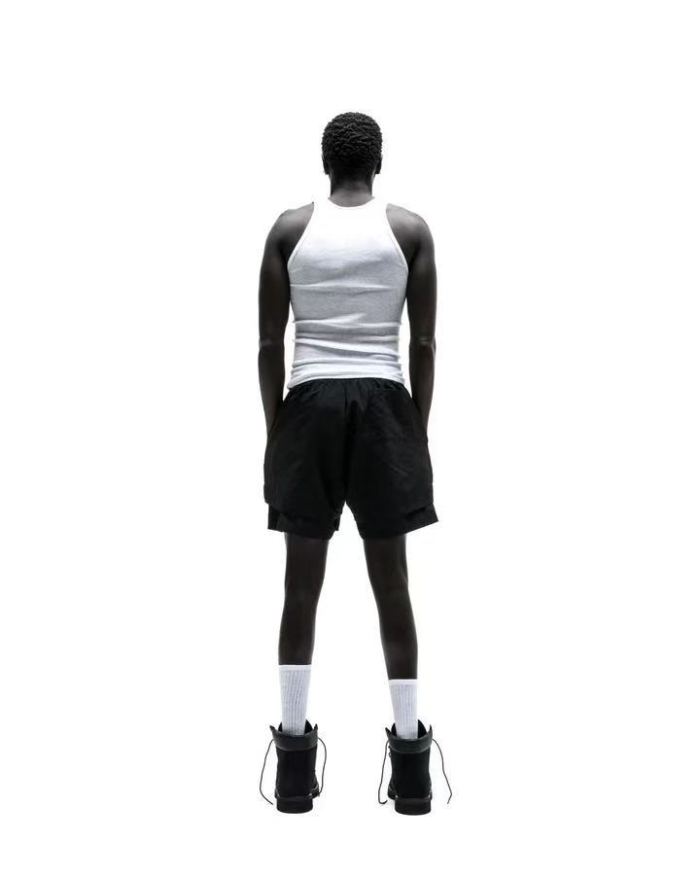 [Big & Tall for weights up to 220 lbs]1:1 quality version Rose Red Letter Black Nylon Shorts 29332581