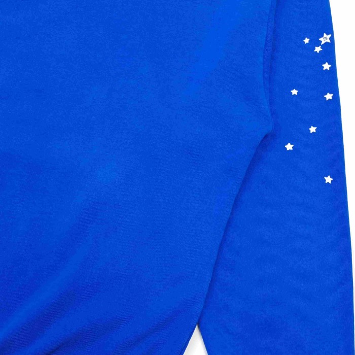 [Big & Tall for weights up to 220 lbs]1:1 quality version White NY Orange Mesh Blue Hoodie & Pants Set 29332584