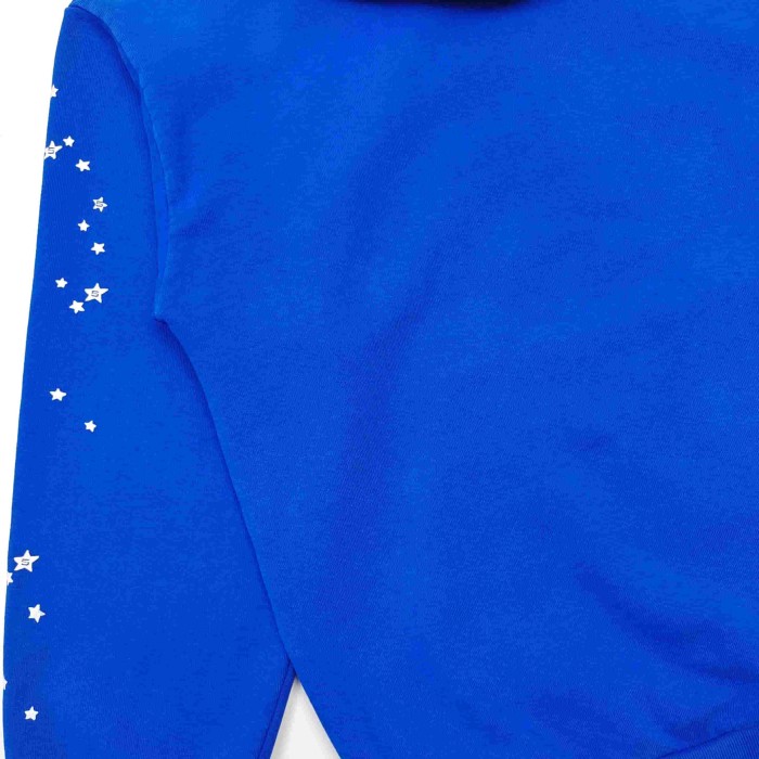 [Big & Tall for weights up to 220 lbs]1:1 quality version White NY Orange Mesh Blue Hoodie & Pants Set 29332584
