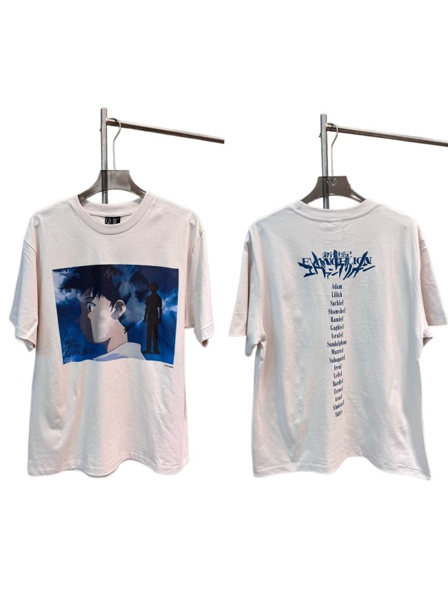 EVA Shinji Ikari Blue Melancholy Silhouette Print Tee 29332165