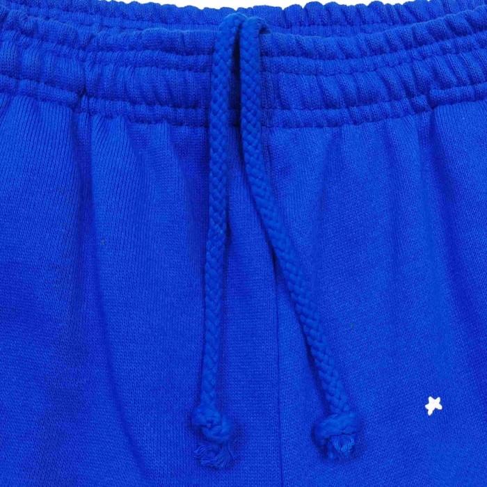 [Big & Tall for weights up to 220 lbs]1:1 quality version Graffiti Five Pointed Star Blue Mesh Zipper Hoodie & Shorts Set 29332583