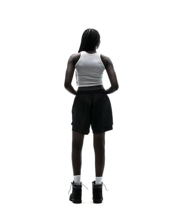[Big & Tall for weights up to 220 lbs]1:1 quality version Rose Red Letter Black Nylon Shorts 29332581