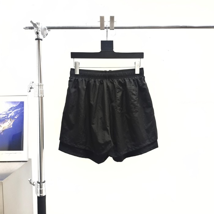 [Big & Tall for weights up to 220 lbs]1:1 quality version Rose Red Letter Black Nylon Shorts 29332581