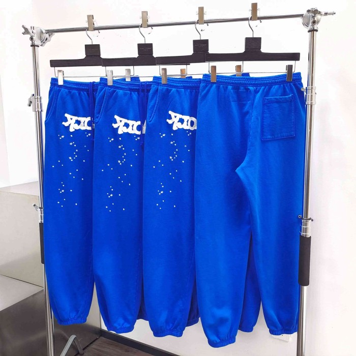 [Big & Tall for weights up to 220 lbs]1:1 quality version White NY Orange Mesh Blue Hoodie & Pants Set 29332584