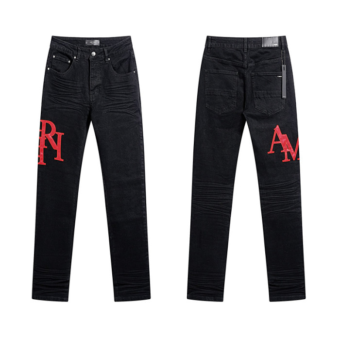 Multi Color Splash Paint Star Logo Letter Embroidery Washed Ripped Skinny Stretch Denim Jeans 14 colors 29313208