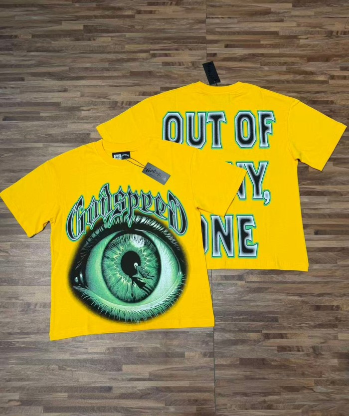 Y2K Gothic Streetwear All Seeing Eye Double Sided Letter Graphic Oversized Drop Shoulder T Shirt 2 colors 29338085