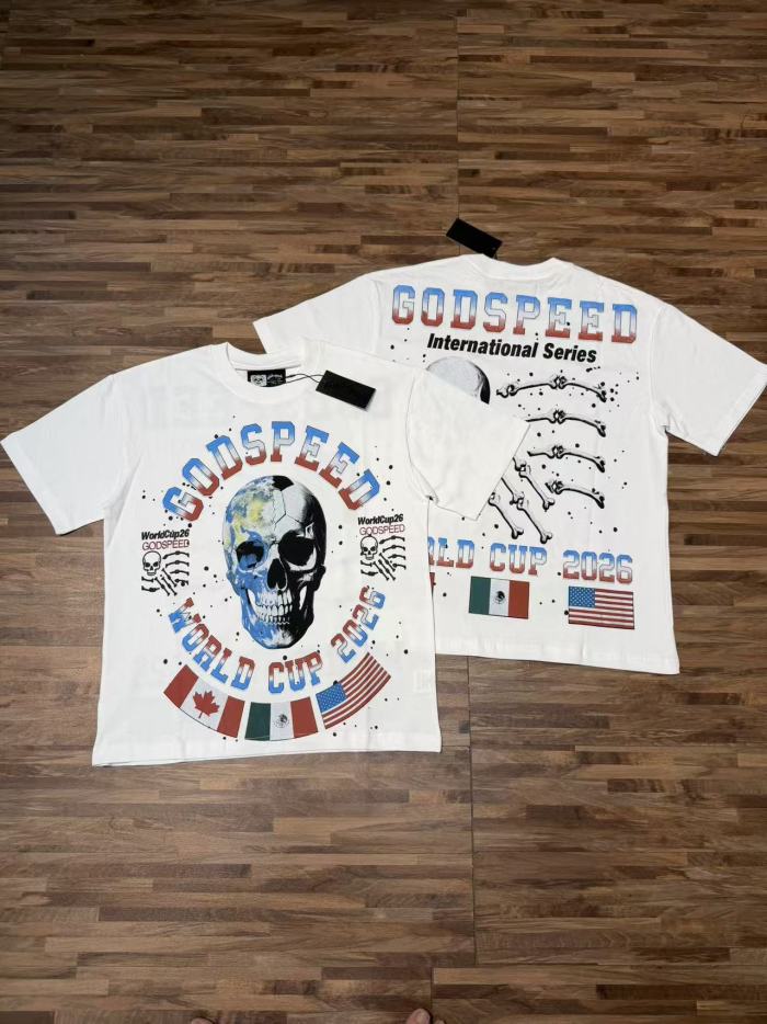 Front World Cup 2026 Globe Skull Country Flag Print Back Bone Hand Text Oversized T-Shirt 2 colors 29338585
