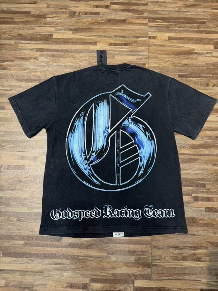 Y2K Hip Hop Streetwear Puerto Rico Flag Masked Portrait Double Sided Graphic Oversized Drop Shoulder Crew Neck T-Shirt 2 colors 29338099