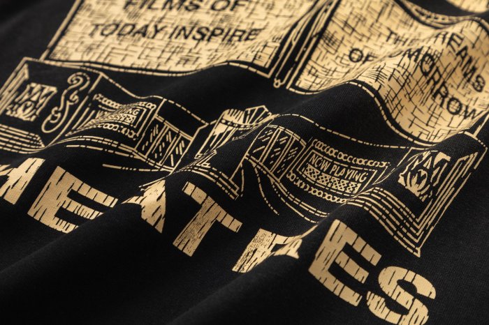 High Street Front Retro Theater Marquee Film Quote Graphic Oversized Tee 29340886
