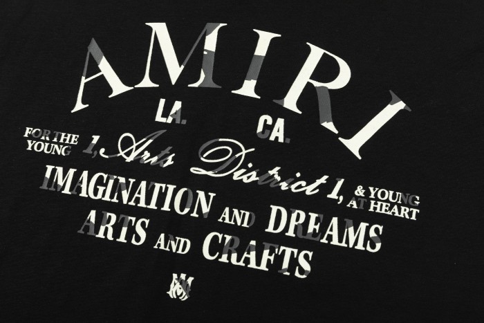 Vintage Luxury High Street Front Arch Multi Line LA CA Arts District Letter Graphic Oversized Tee 29340884