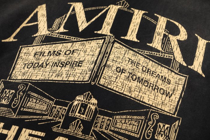 High Street Front Retro Theater Marquee Film Quote Graphic Oversized Tee 29340886