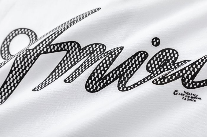Minimal Luxury High Street Front Center Full Clear Rhinestone Cursive Signature Script Graphic Oversized Tee 2 colors 29340999