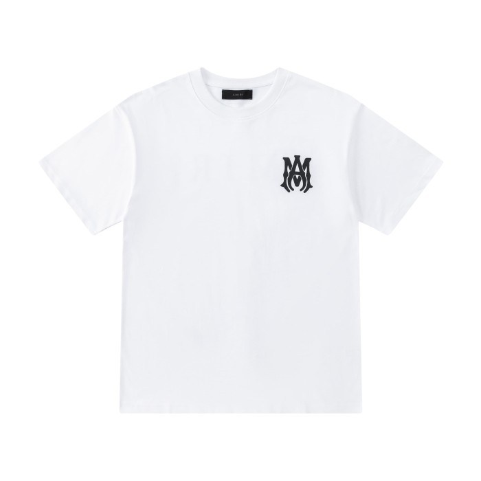 Minimalist High Street Front Chest Gothic Monogram Embroidery Back Large Brand Letter Print Oversized Tee 4 colors 29340635