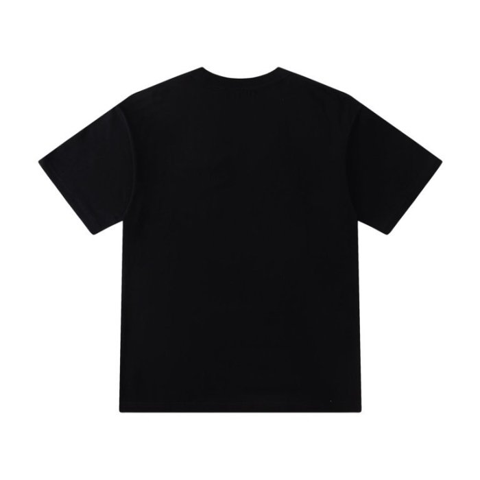 Minimalist Streetwear Front Brush Stroke Handwritten Signature Logo Print Oversized Tee 2 colors 29340738
