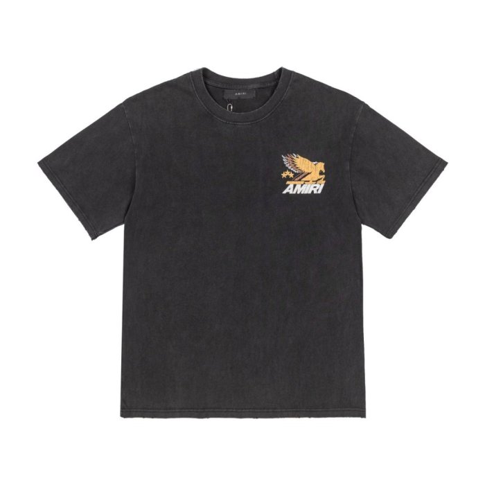Mini Golden Winged Pegasus Three Star Back Large Retro Distressed Flying Horse Bold Letter Oversized Tee 29340978