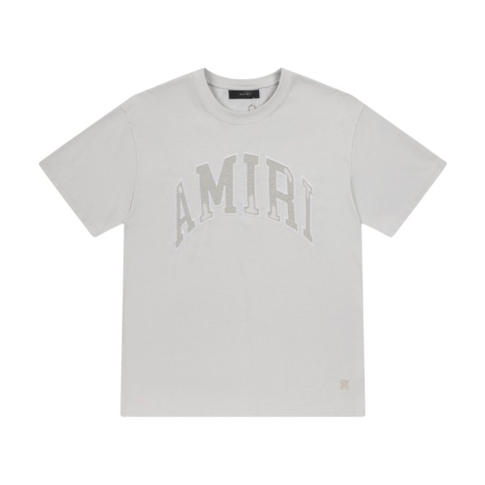 Gradient Washed Varsity Streetwear Front Curved Arch Letter Chenille Print Oversized Tee 4 colors 29340808