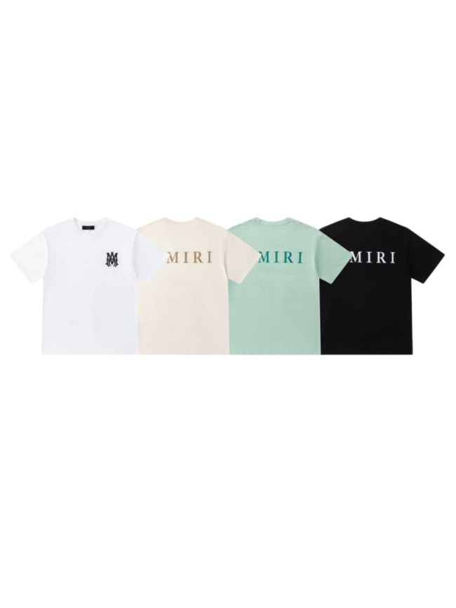 Minimalist High Street Front Chest Gothic Monogram Embroidery Back Large Brand Letter Print Oversized Tee 4 colors 29340635