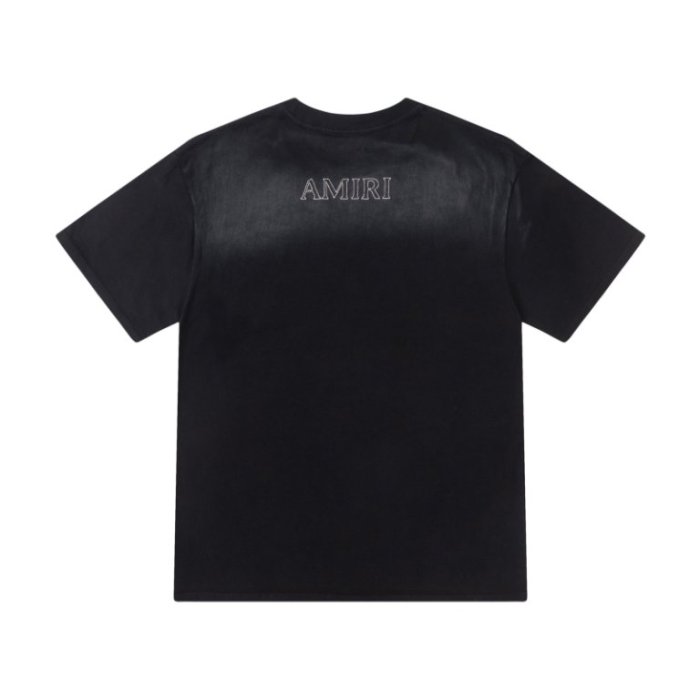 Minimal High Street Front Chest Pocket Outline Gothic Monogram Embroidery Oversized Tee 2 colors 29340802