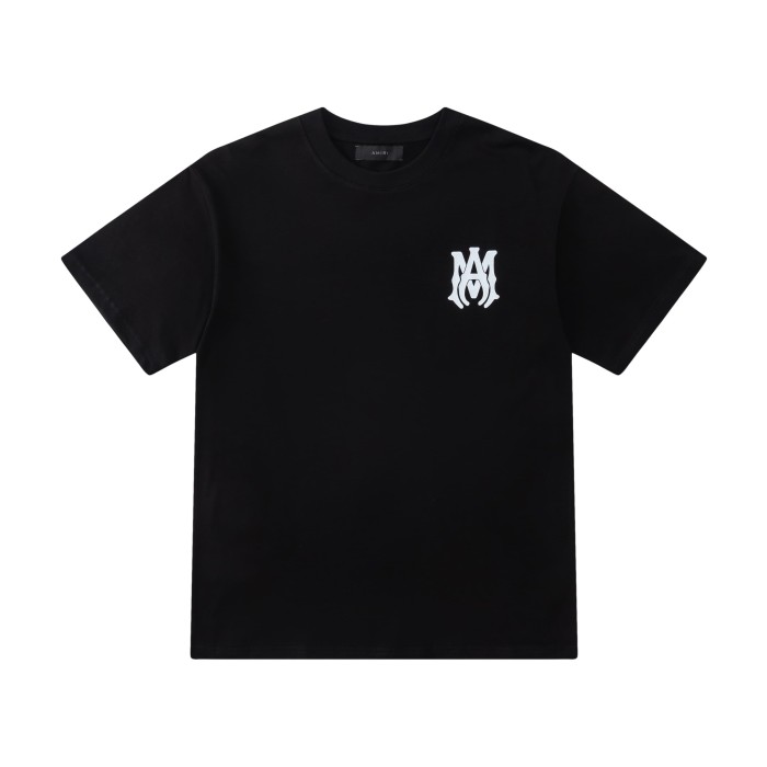 Minimalist High Street Front Chest Gothic Monogram Embroidery Back Large Brand Letter Print Oversized Tee 4 colors 29340635