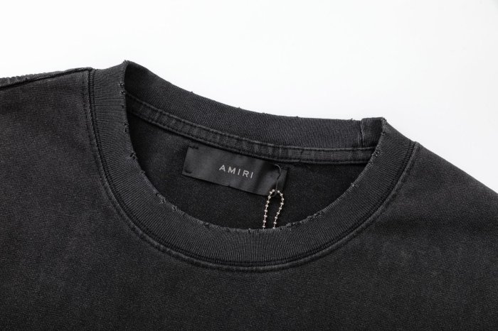 American Retro Rock Front Chest Mini Brand Label Back Big Bar Sign Print Loose Tee 29340840